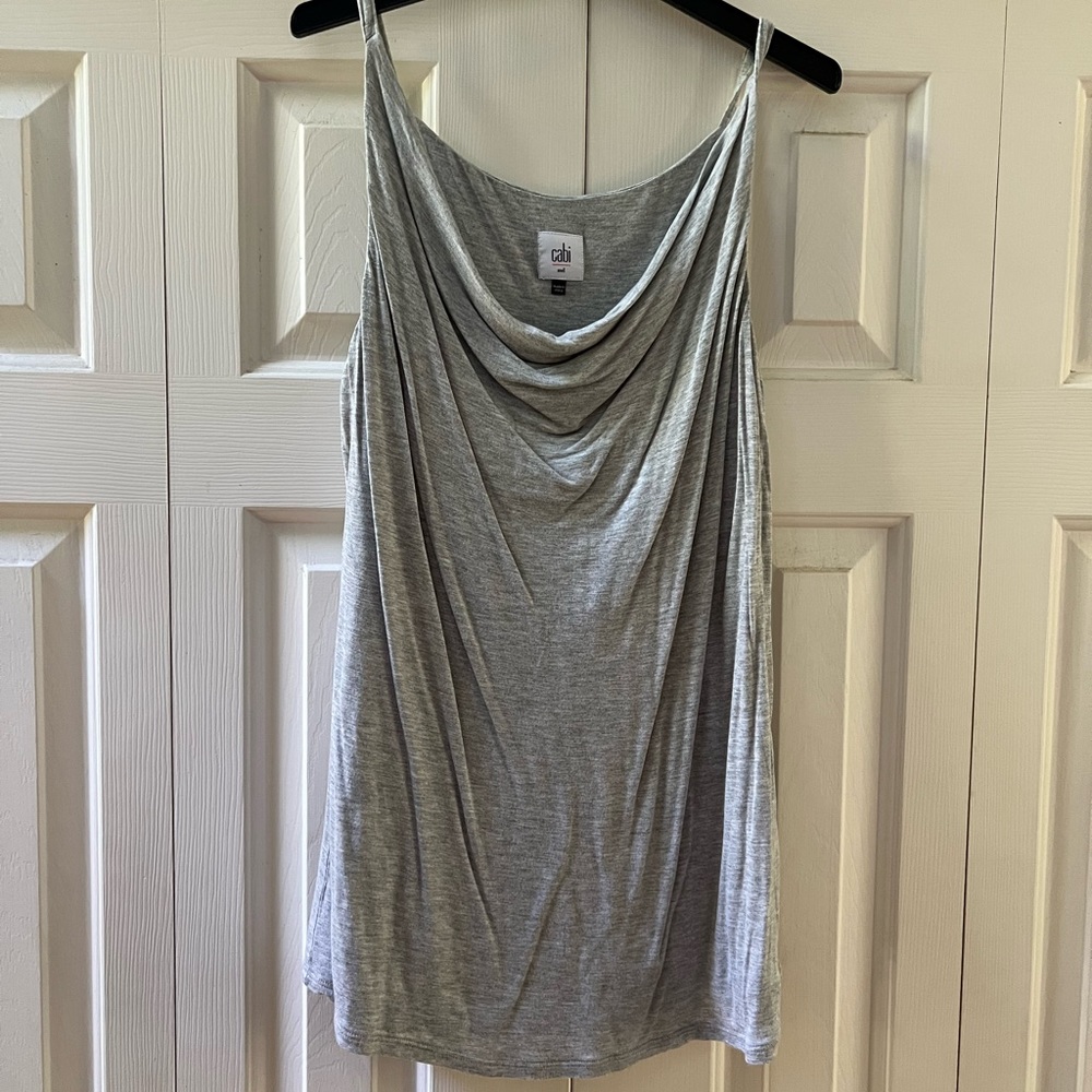 Comfy, soft grey tank top.